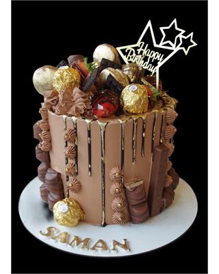  Ferrero Rocher Chocolate Birthday Cake